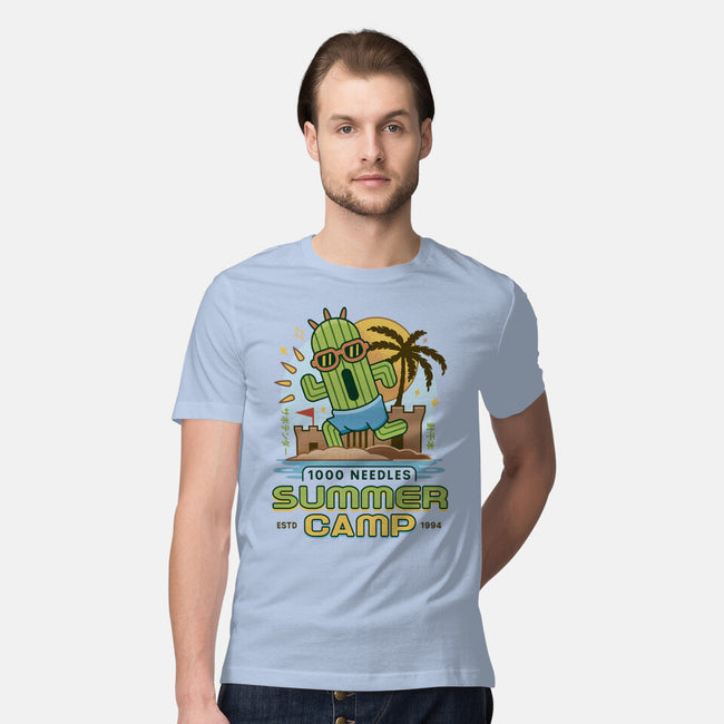 Cactuar Summer Camp Vintage-Mens-Premium-Tee-LAGELANTEE