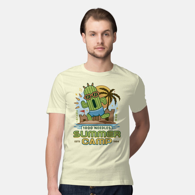 Cactuar Summer Camp Vintage-Mens-Premium-Tee-LAGELANTEE