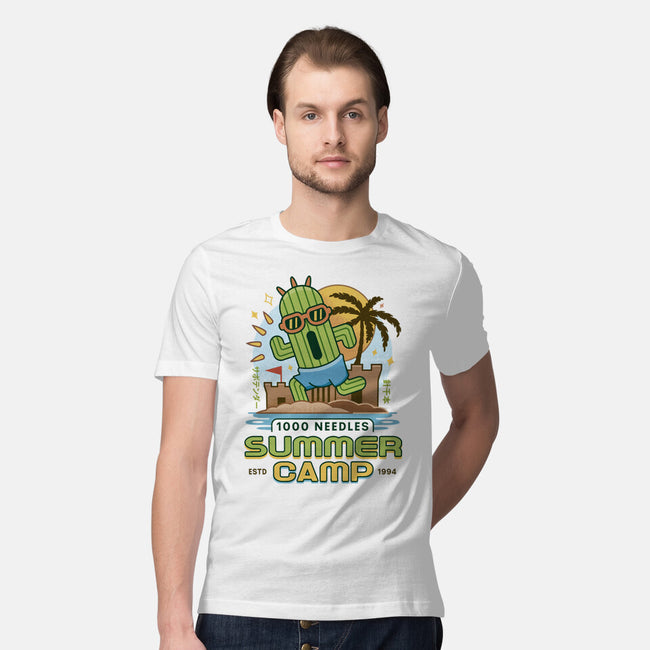 Cactuar Summer Camp Vintage-Mens-Premium-Tee-LAGELANTEE