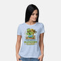 Cactuar Summer Camp Vintage-Womens-Basic-Tee-LAGELANTEE