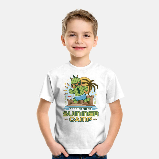 Cactuar Summer Camp Vintage-Youth-Basic-Tee-LAGELANTEE