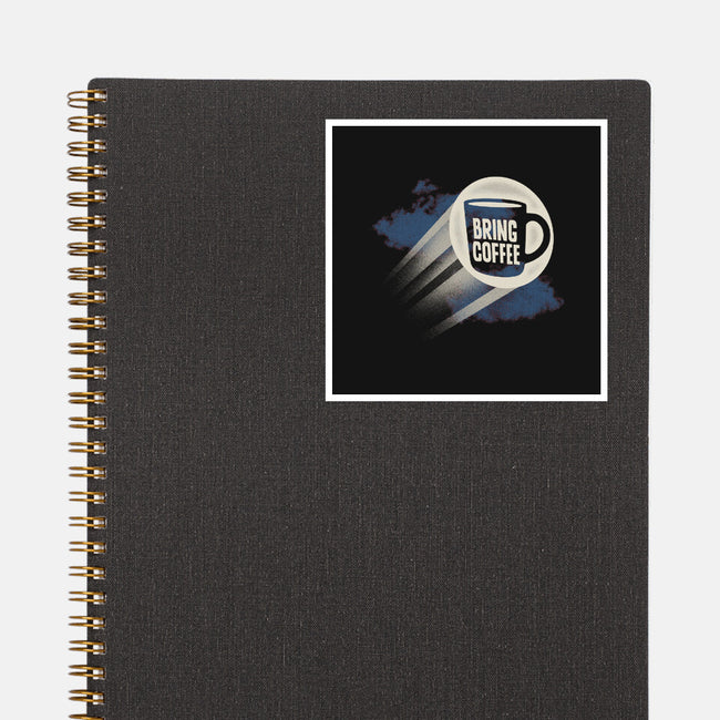 The Caffeinated Knight-None-Glossy-Sticker-Popnotic