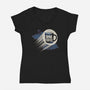 The Caffeinated Knight-Womens-V-Neck-Tee-Popnotic