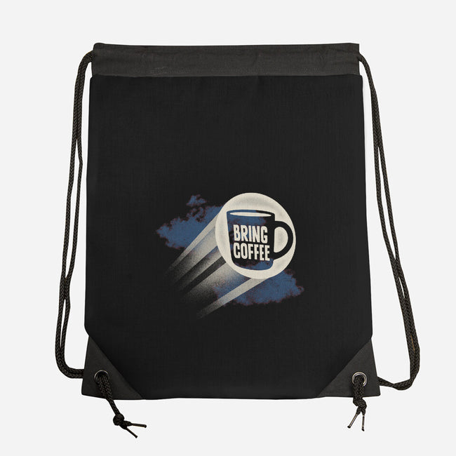 The Caffeinated Knight-None-Drawstring-Bag-Popnotic