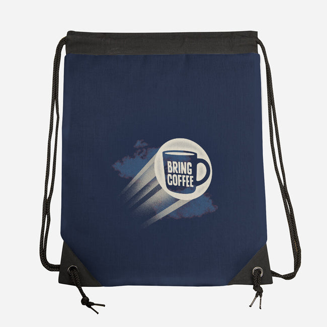 The Caffeinated Knight-None-Drawstring-Bag-Popnotic