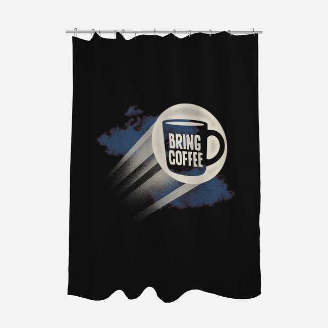 The Caffeinated Knight-None-Polyester-Shower Curtain-Popnotic