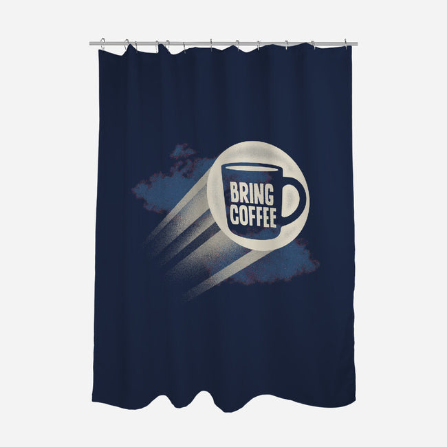 The Caffeinated Knight-None-Polyester-Shower Curtain-Popnotic