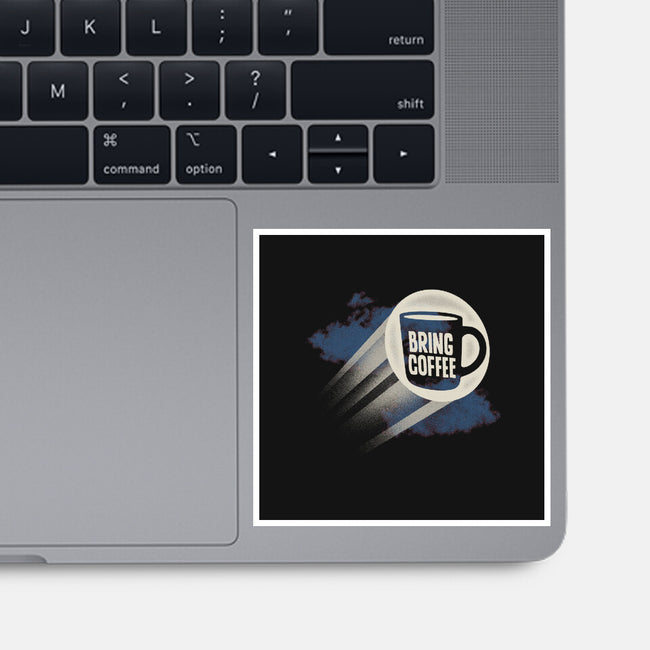 The Caffeinated Knight-None-Glossy-Sticker-Popnotic