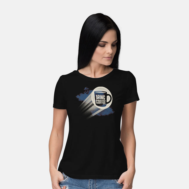 The Caffeinated Knight-Womens-Basic-Tee-Popnotic