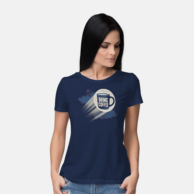 The Caffeinated Knight-Womens-Basic-Tee-Popnotic