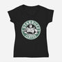 Starbuzz Coffee-Womens-V-Neck-Tee-fanfabio
