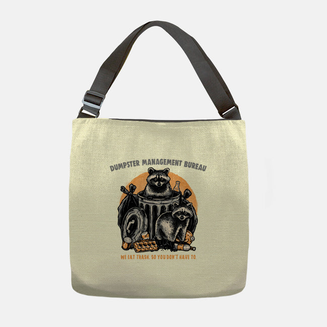Dumpster Management Bureau-None-Adjustable Tote-Bag-glitchygorilla