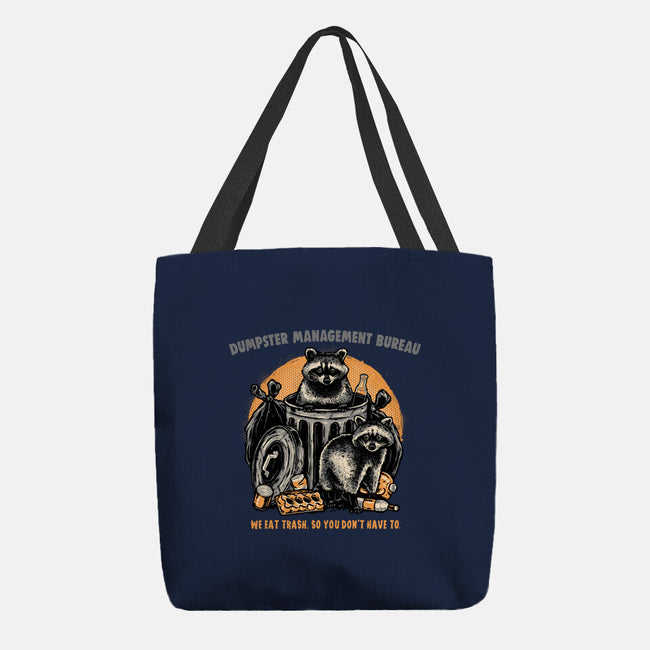Dumpster Management Bureau-None-Basic Tote-Bag-glitchygorilla