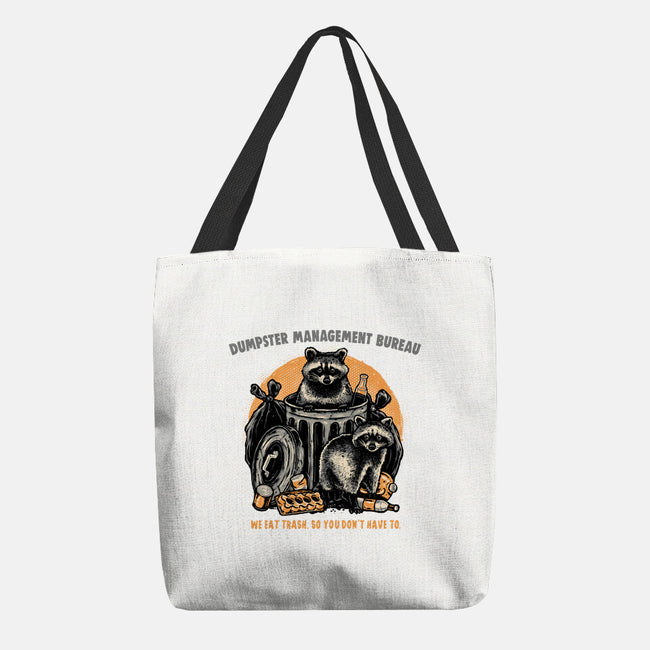Dumpster Management Bureau-None-Basic Tote-Bag-glitchygorilla