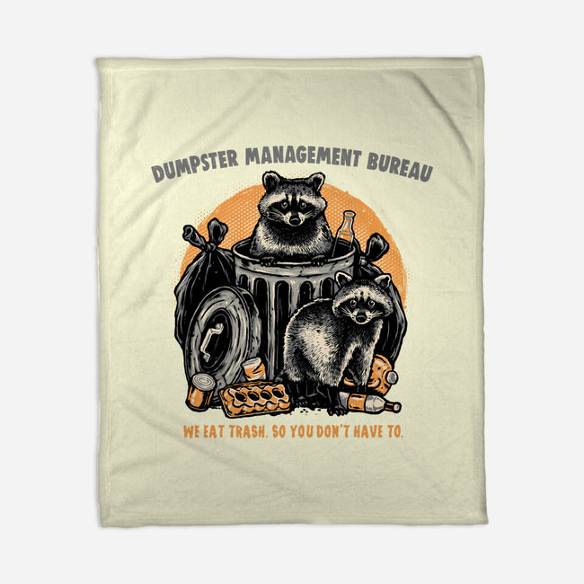 Dumpster Management Bureau-None-Fleece-Blanket-glitchygorilla