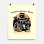 Dumpster Management Bureau-None-Matte-Poster-glitchygorilla