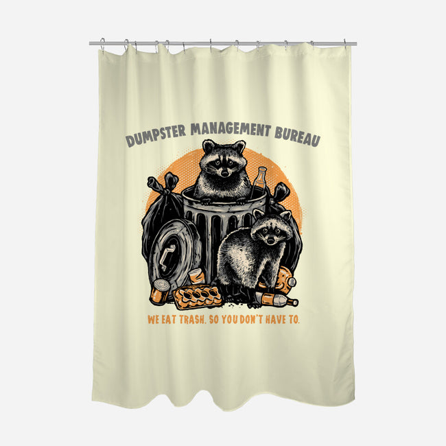 Dumpster Management Bureau-None-Polyester-Shower Curtain-glitchygorilla