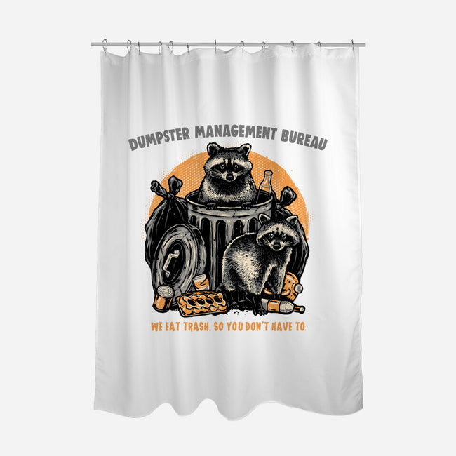 Dumpster Management Bureau-None-Polyester-Shower Curtain-glitchygorilla