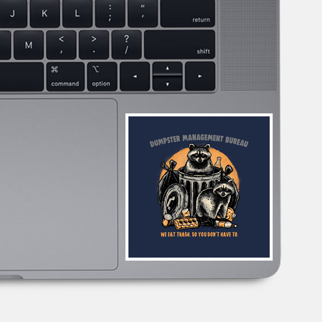 Dumpster Management Bureau-None-Glossy-Sticker-glitchygorilla
