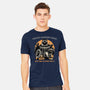 Dumpster Management Bureau-Mens-Heavyweight-Tee-glitchygorilla