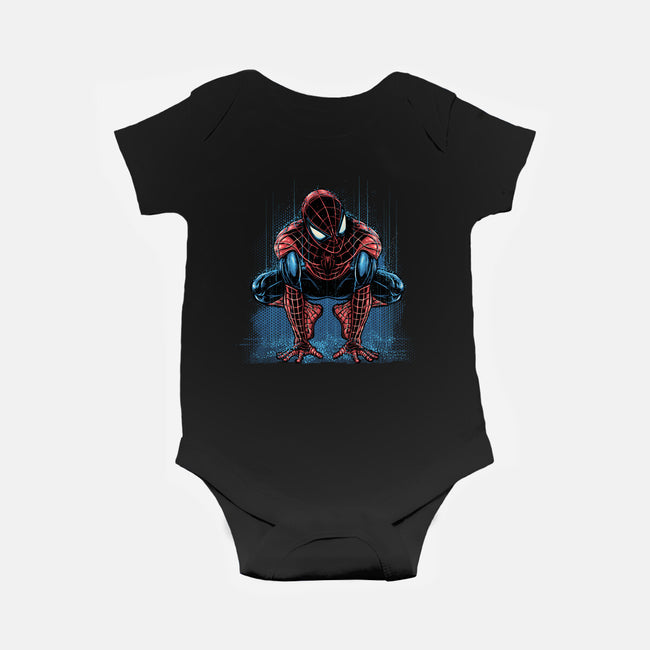 Neighborhood Rain-Baby-Basic-Onesie-glitchygorilla