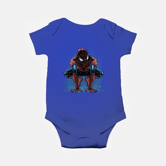 Neighborhood Rain-Baby-Basic-Onesie-glitchygorilla