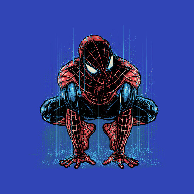 Neighborhood Rain-Womens-Fitted-Tee-glitchygorilla