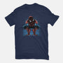 Neighborhood Rain-Womens-Fitted-Tee-glitchygorilla