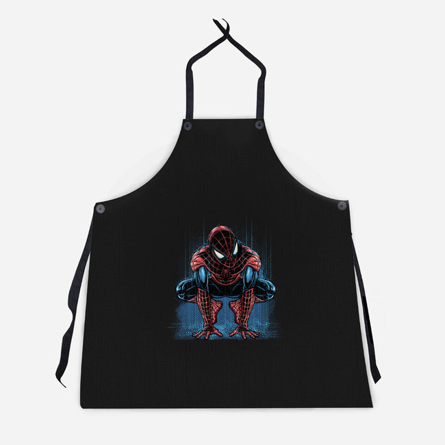 Neighborhood Rain-Unisex-Kitchen-Apron-glitchygorilla