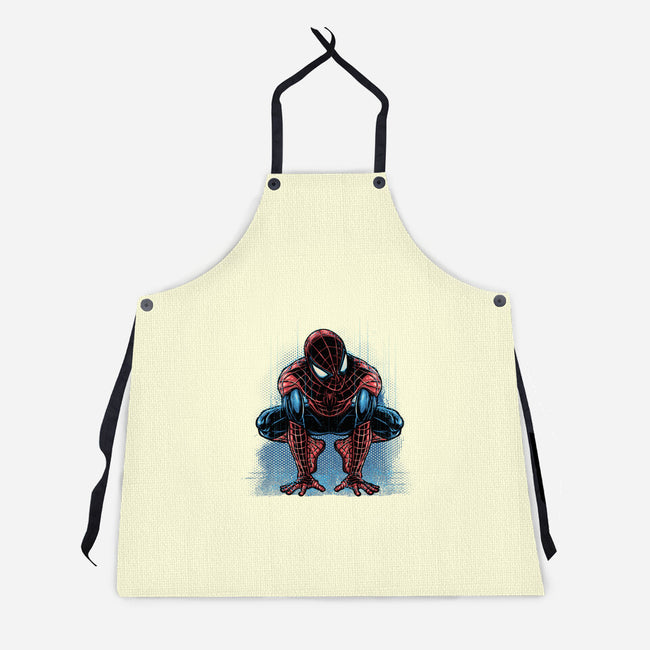 Neighborhood Rain-Unisex-Kitchen-Apron-glitchygorilla