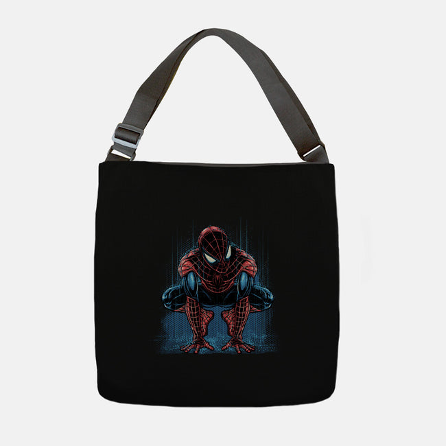 Neighborhood Rain-None-Adjustable Tote-Bag-glitchygorilla