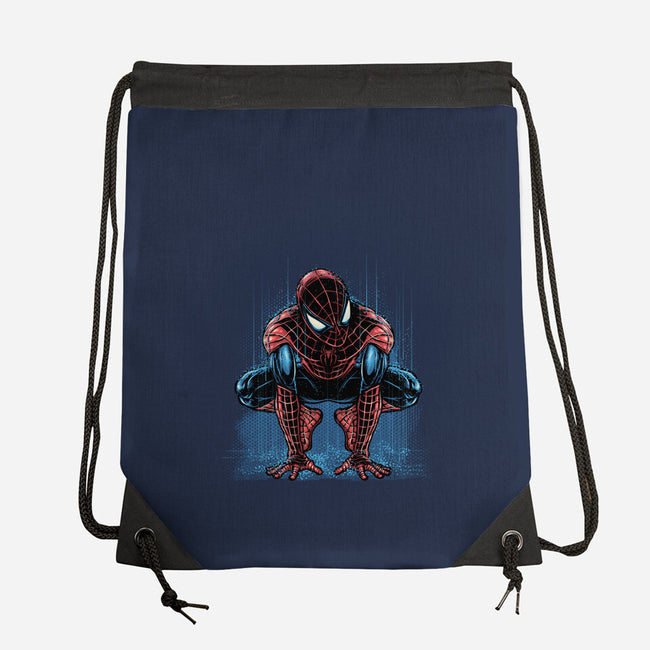 Neighborhood Rain-None-Drawstring-Bag-glitchygorilla