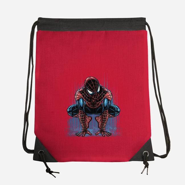 Neighborhood Rain-None-Drawstring-Bag-glitchygorilla