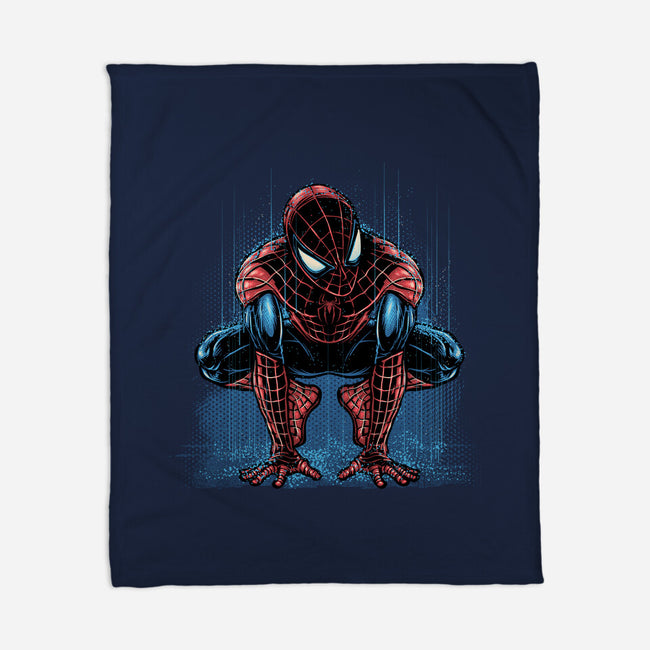 Neighborhood Rain-None-Fleece-Blanket-glitchygorilla