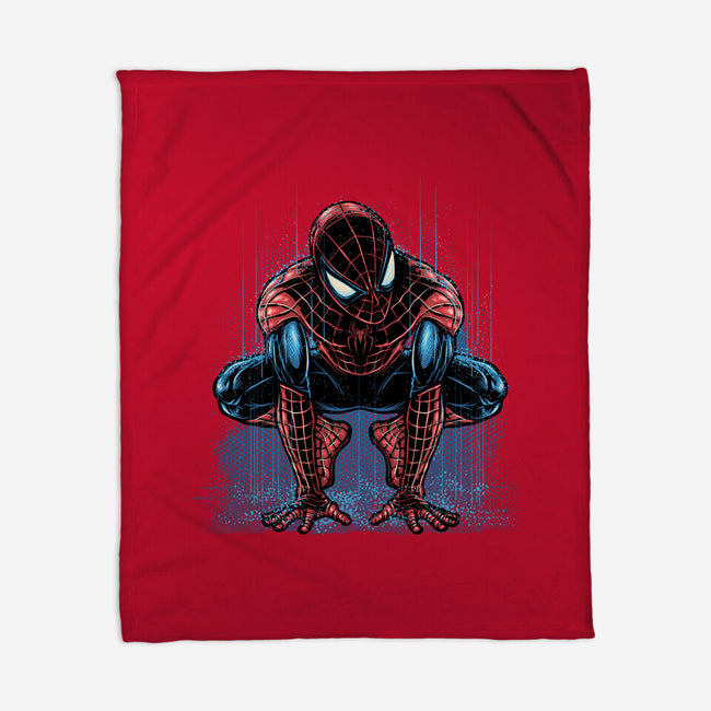 Neighborhood Rain-None-Fleece-Blanket-glitchygorilla