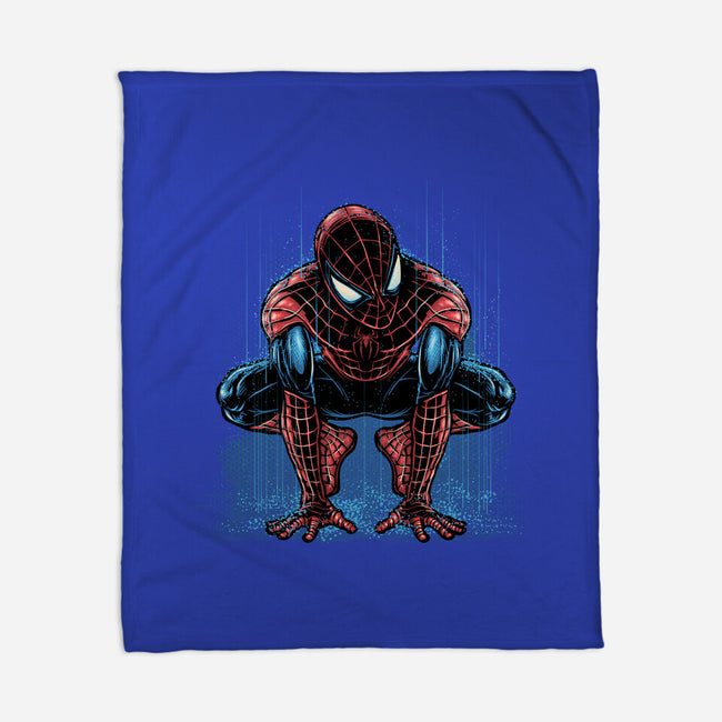 Neighborhood Rain-None-Fleece-Blanket-glitchygorilla