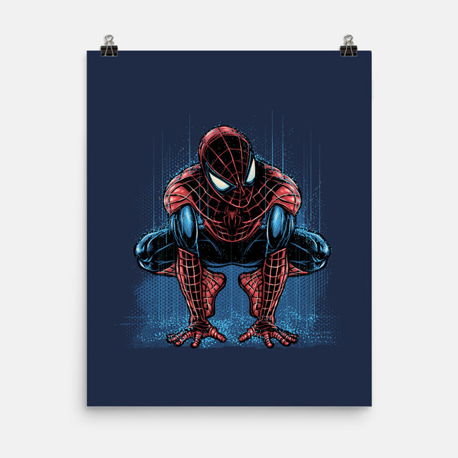Neighborhood Rain-None-Matte-Poster-glitchygorilla
