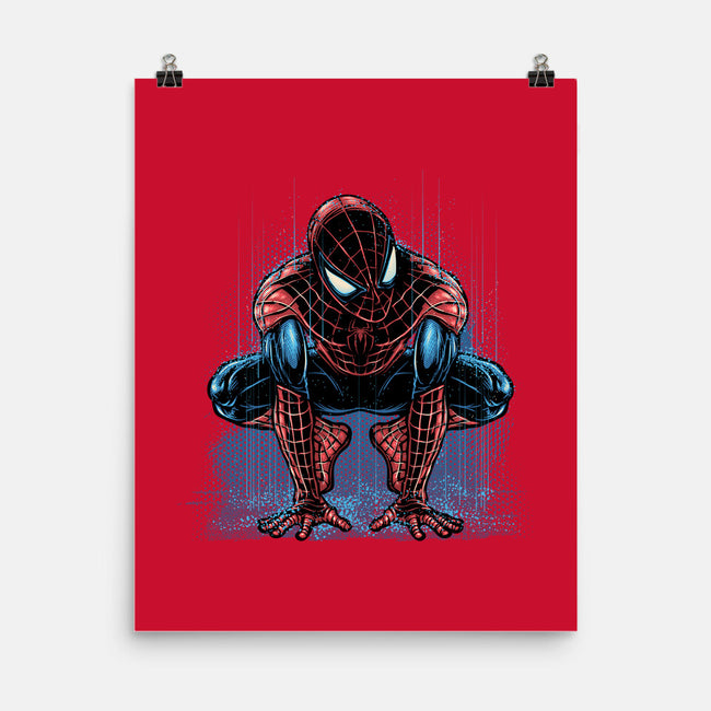Neighborhood Rain-None-Matte-Poster-glitchygorilla