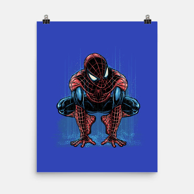Neighborhood Rain-None-Matte-Poster-glitchygorilla