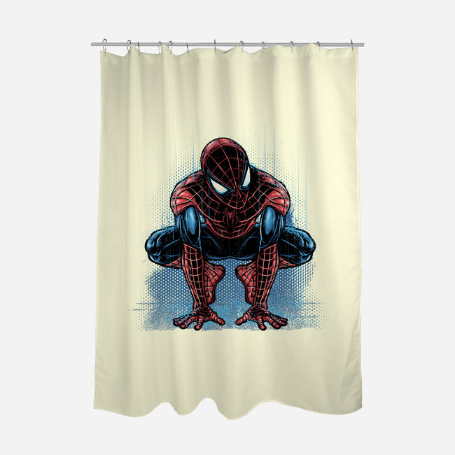 Neighborhood Rain-None-Polyester-Shower Curtain-glitchygorilla
