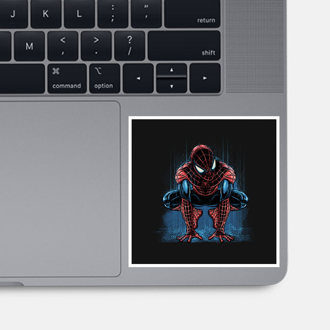Neighborhood Rain-None-Glossy-Sticker-glitchygorilla