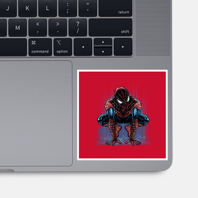 Neighborhood Rain-None-Glossy-Sticker-glitchygorilla