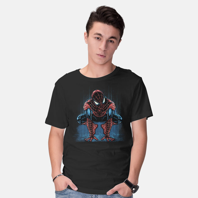 Neighborhood Rain-Mens-Basic-Tee-glitchygorilla