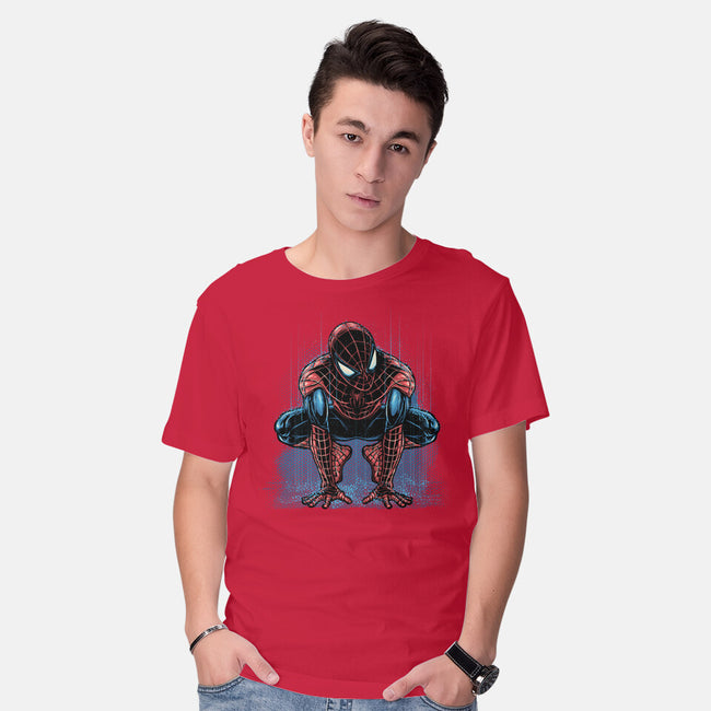 Neighborhood Rain-Mens-Basic-Tee-glitchygorilla