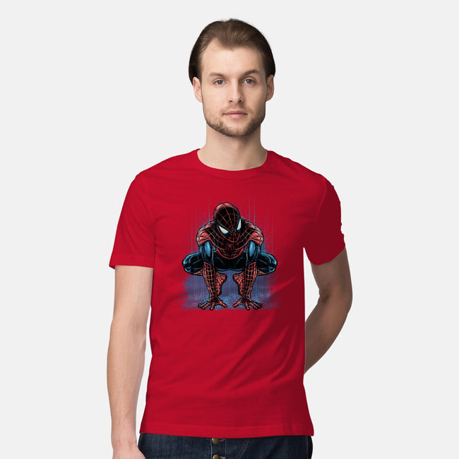Neighborhood Rain-Mens-Premium-Tee-glitchygorilla