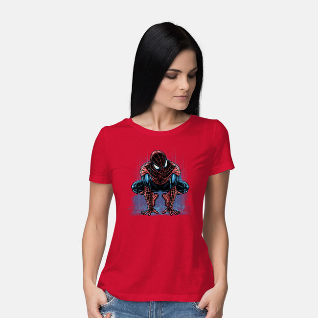 Neighborhood Rain-Womens-Basic-Tee-glitchygorilla