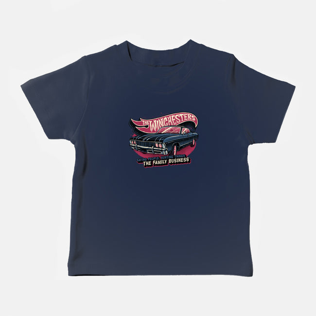 Ghost Hunting Mobile-Baby-Basic-Tee-glitchygorilla
