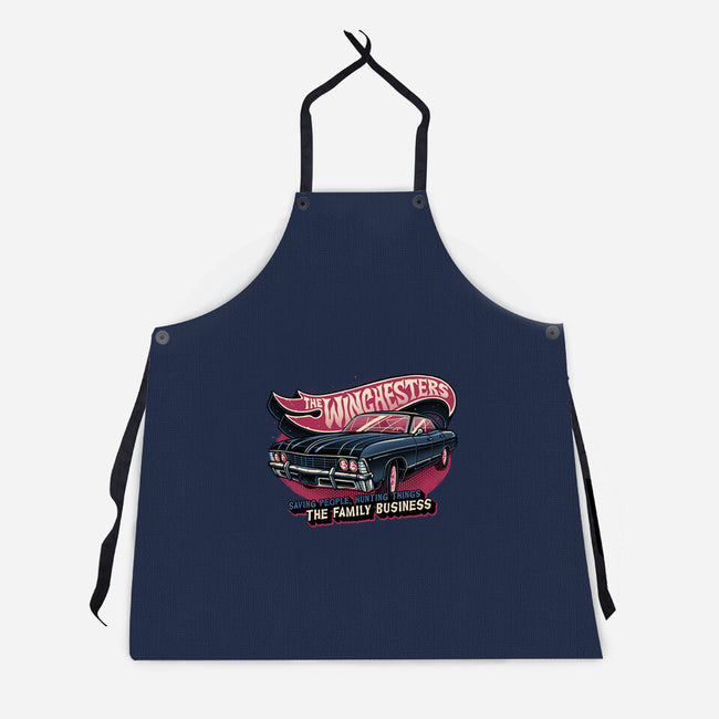 Ghost Hunting Mobile-Unisex-Kitchen-Apron-glitchygorilla