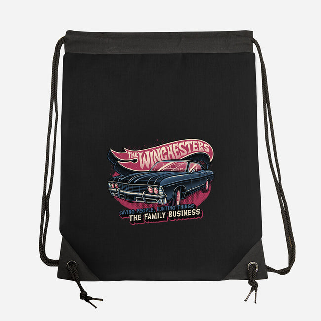 Ghost Hunting Mobile-None-Drawstring-Bag-glitchygorilla