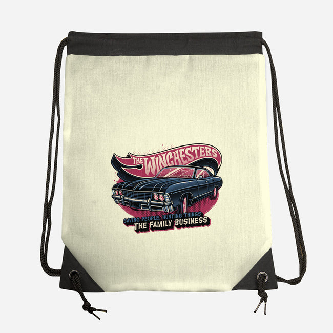 Ghost Hunting Mobile-None-Drawstring-Bag-glitchygorilla